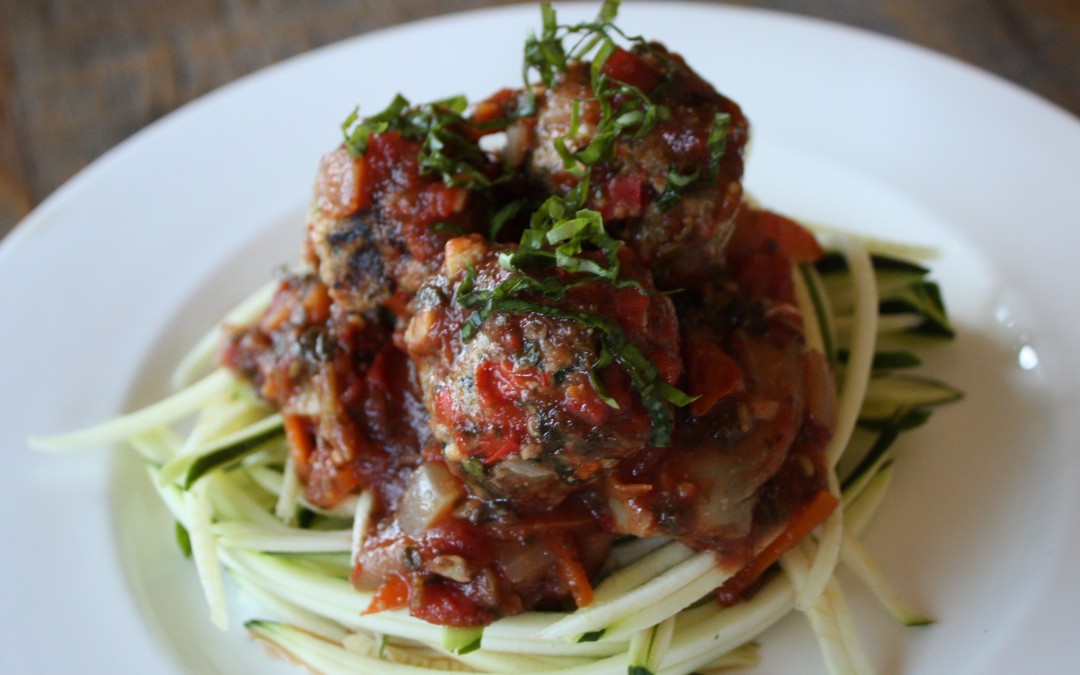 Veggie Spaghetti & Meatless Meatballs